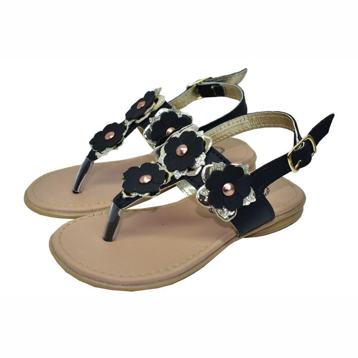 Sandalia Feminina Menina Infantil GotaKids 20/27 - Preto Menor preço em Sandalia Feminina Menina Infantil GotaKids 20/27 - Preto