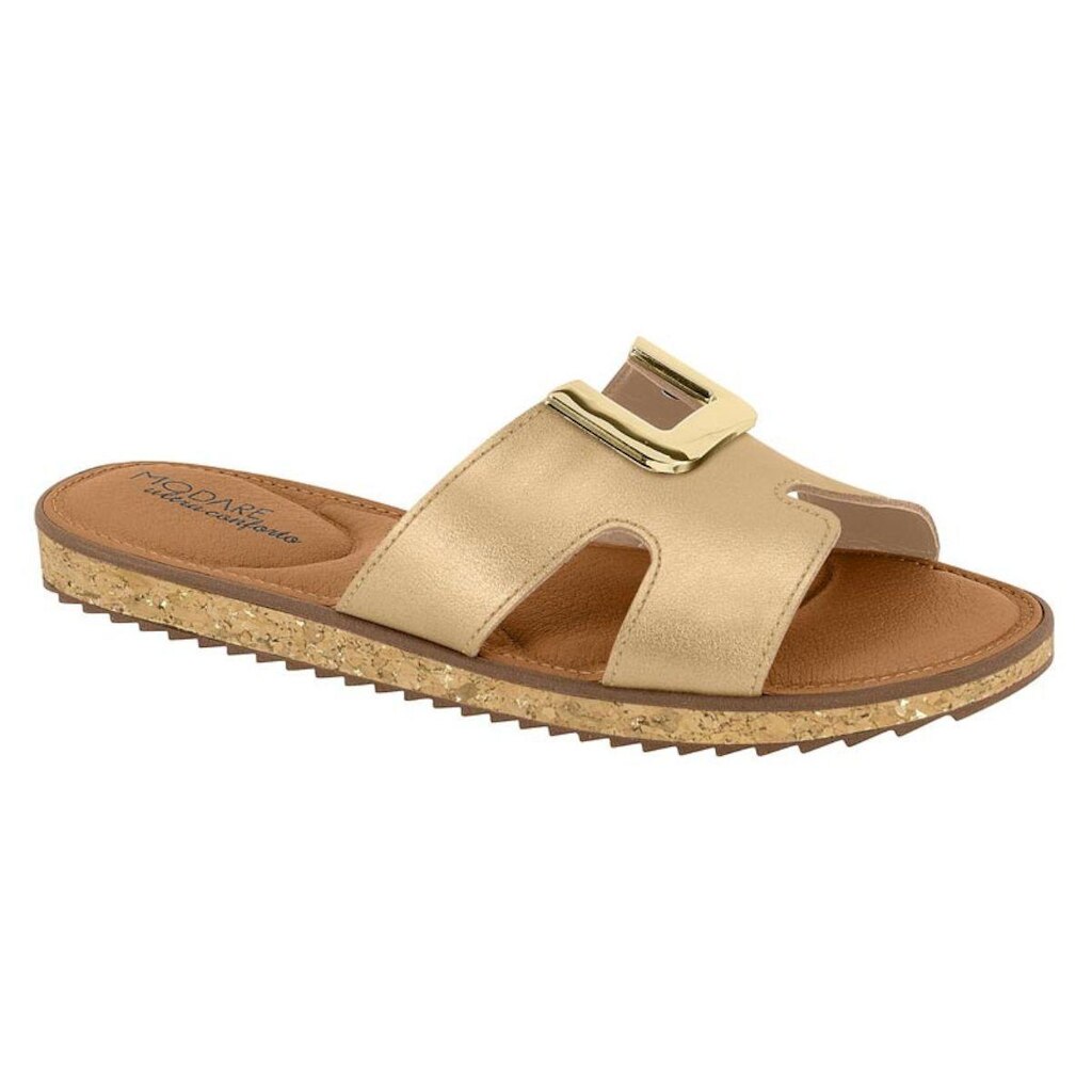 Sandalia Feminina Modare H Confortavel Esporão Fascite Macia Leve Ref: 7141.258