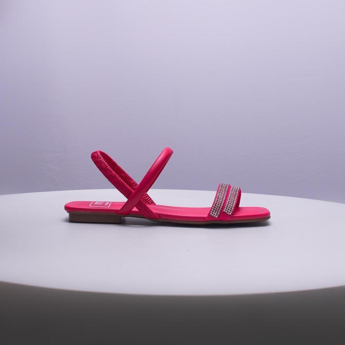 Sandália Feminina Moleca Napa Turim Flex - Pink Menor preço em Sandália Feminina Moleca Napa Turim Flex - Pink