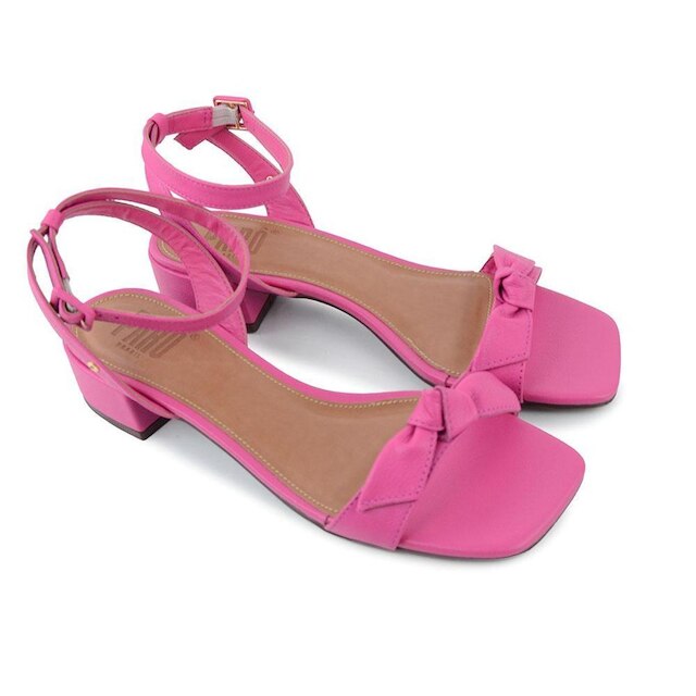 Sandalia Feminina Parô Brasil Fly Couro Rosa Framboesa 13635