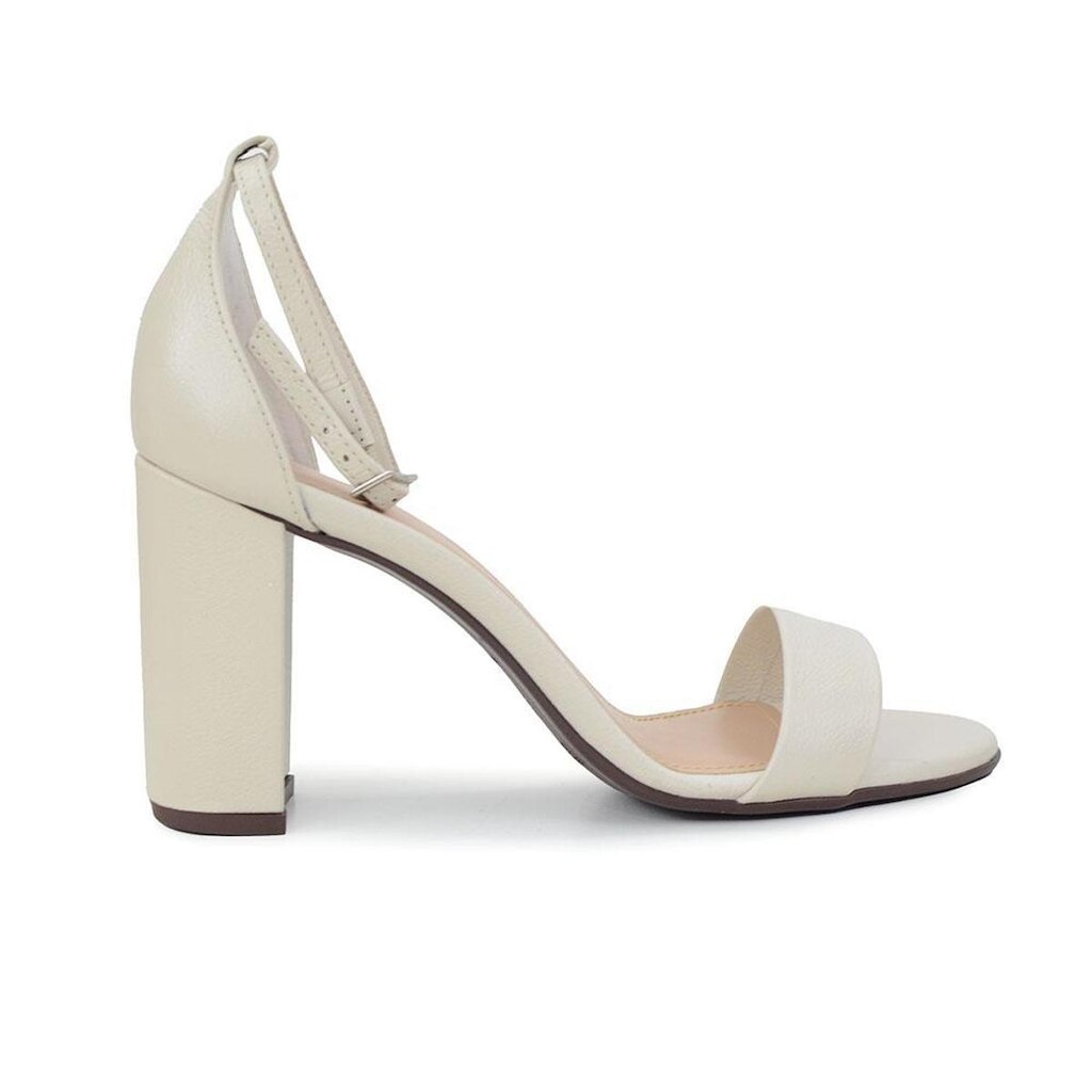 Sandália Feminina Parô Solis Brasil Couro Off White - 3078
