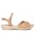 Sandália Feminina Piccadilly Rasteira Napa Wide Fit Nude - Nude