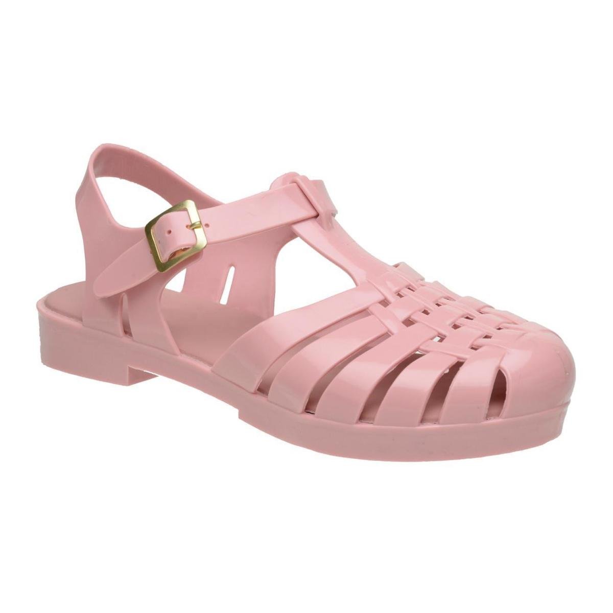 Sandália Feminina Rasteira Aranha Possession Estilo Melissa - Rosa Menor preço em Sandália Feminina Rasteira Aranha Possession Estilo Melissa - Rosa