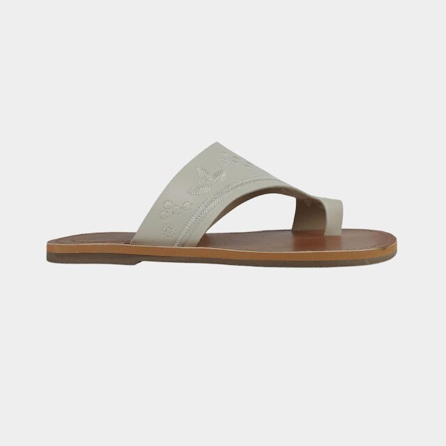 Sandália Feminina Rasteira Calpe Bordados