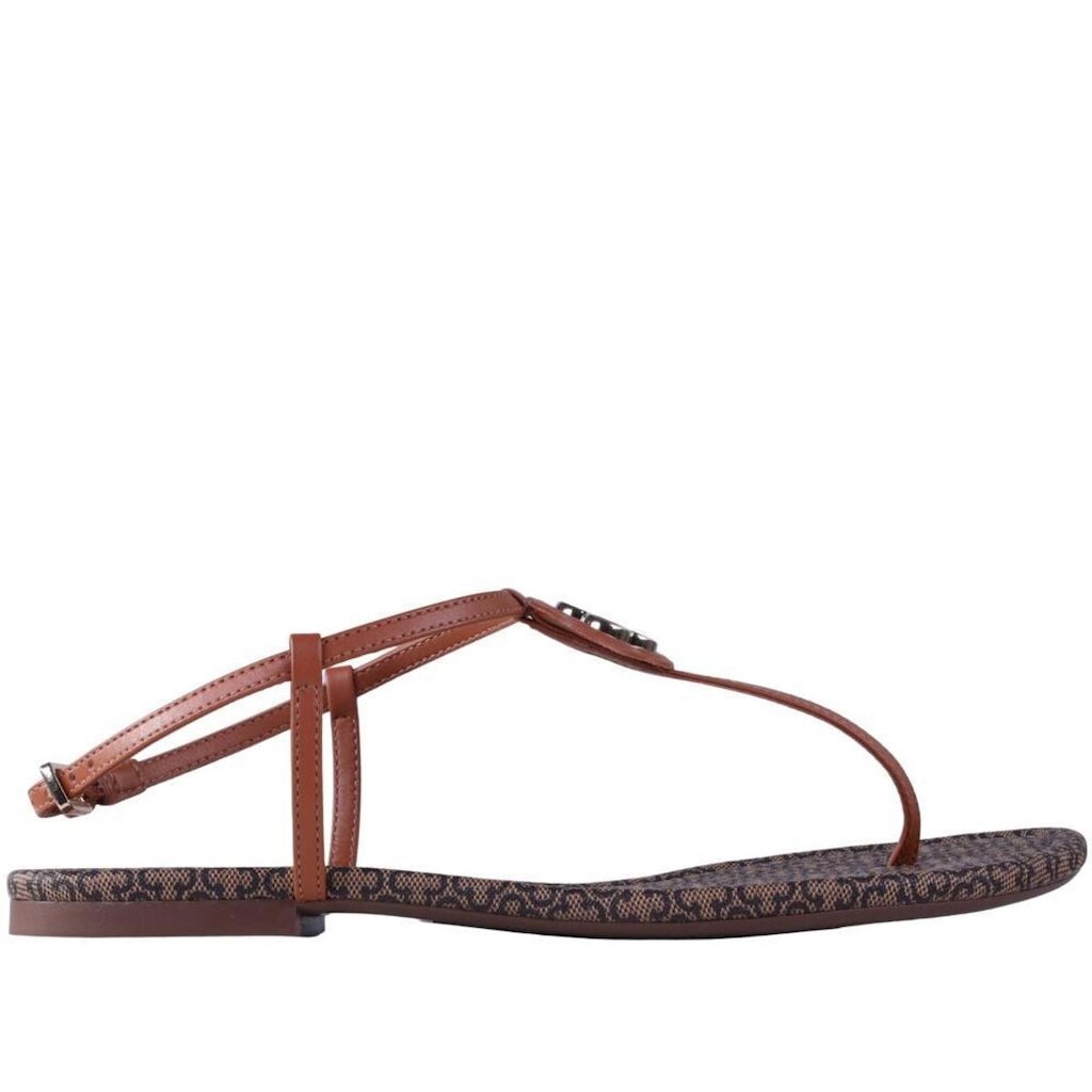 Sandália Feminina Rasteira Monograma Capodarte 4019594 Marrom