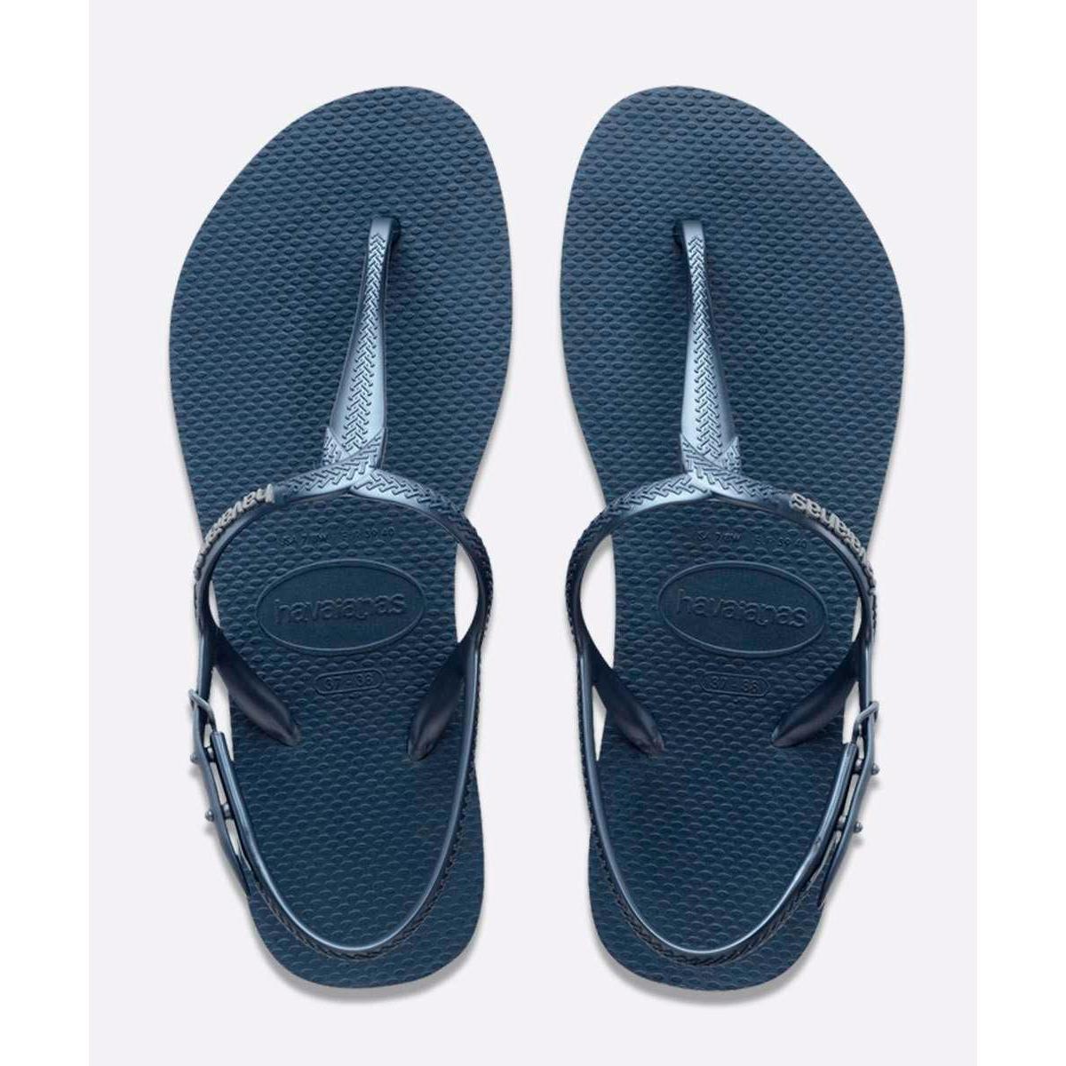 Sandália Feminina Rasteira Twist Havaianas - 10045012983 - Azul | Zattini