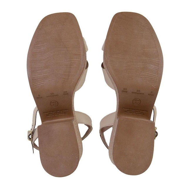 Sandália Feminina Renata Mello Marrom Amendoa 8064
