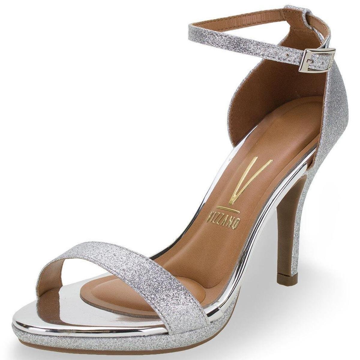Sandália Feminina Salto Alto Vizzano - 6210655 Menor preço em Sandália Feminina Salto Alto Vizzano - 6210655