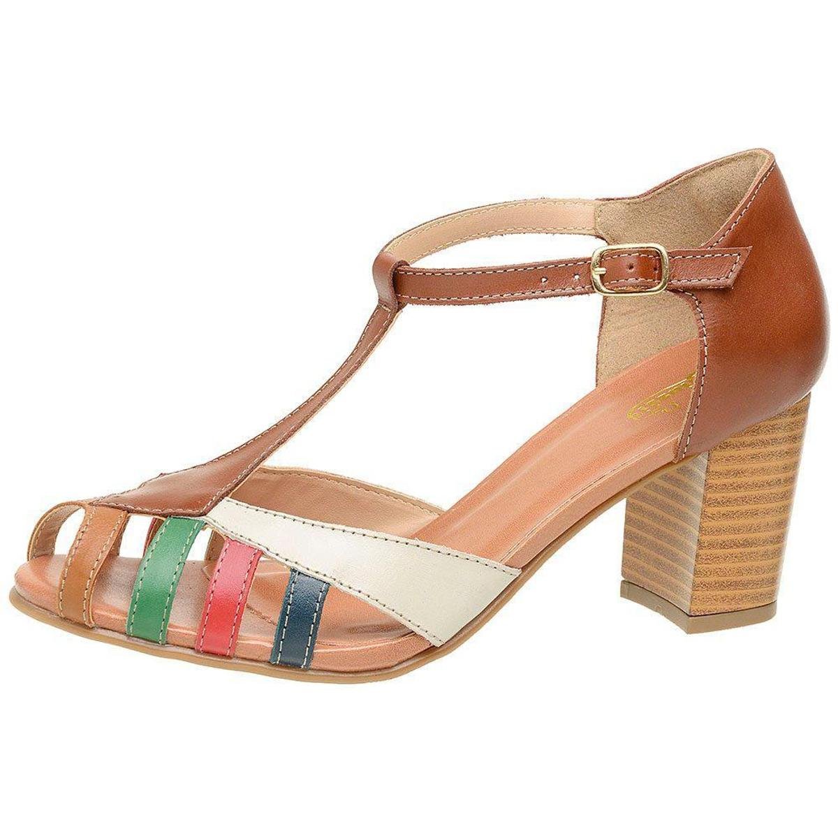 sandalia feminina zattini