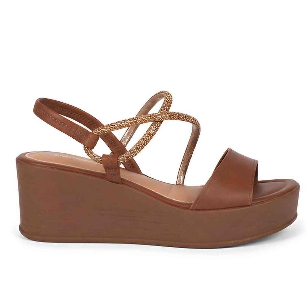 Sandália Feminina Salto Anabela Mississipi Strass J1801
