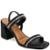 Sandália Feminina Salto Bloco Brilho Elástico Dakota Y8391 - Preto