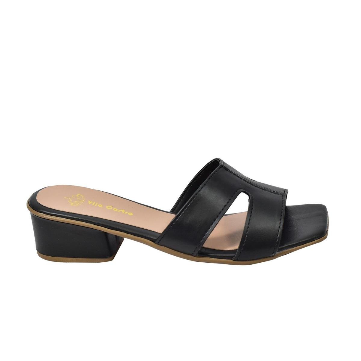 Sandália Feminina Salto Bloco Casual Tamanco Lançamento Verão 19898 Menor preço em Sandália Feminina Salto Bloco Casual Tamanco Lançamento Verão 19898