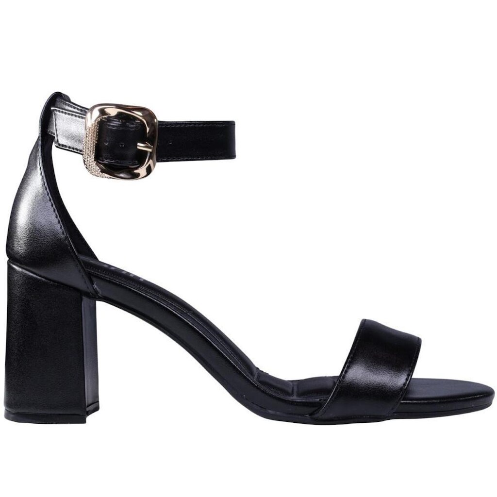 Sandália Feminina Salto Bloco Zariff T6059-527 Preto