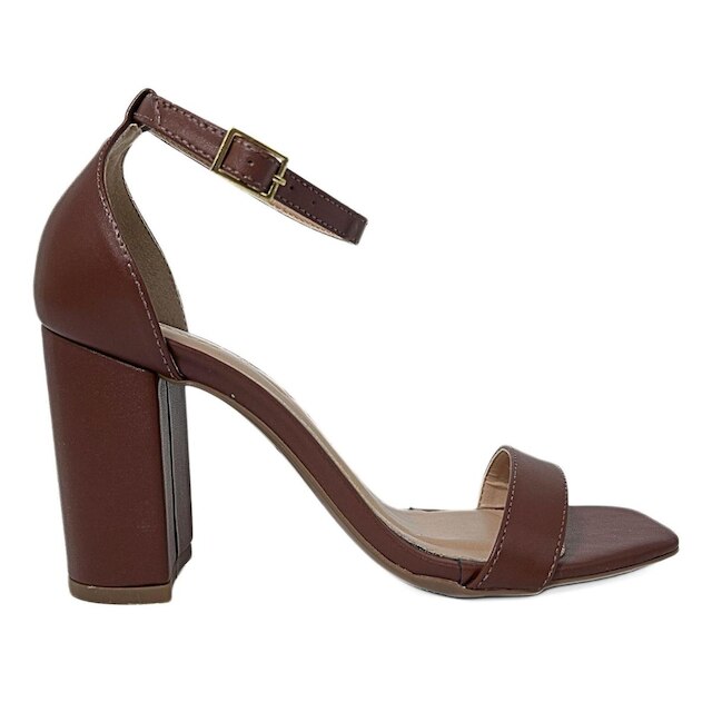 Sandália Feminina Sapato Salto Alto 9cm Confortável Para Festa e Casual 118