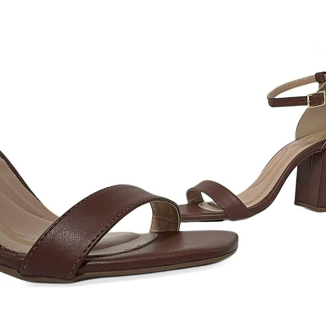 Sandália Feminina Sapato Salto Alto 9cm Confortável Para Festa e Casual 118