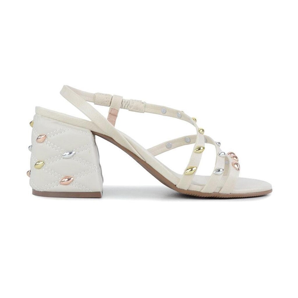 Sandália Feminina Suzana Santos Branco - 4514
