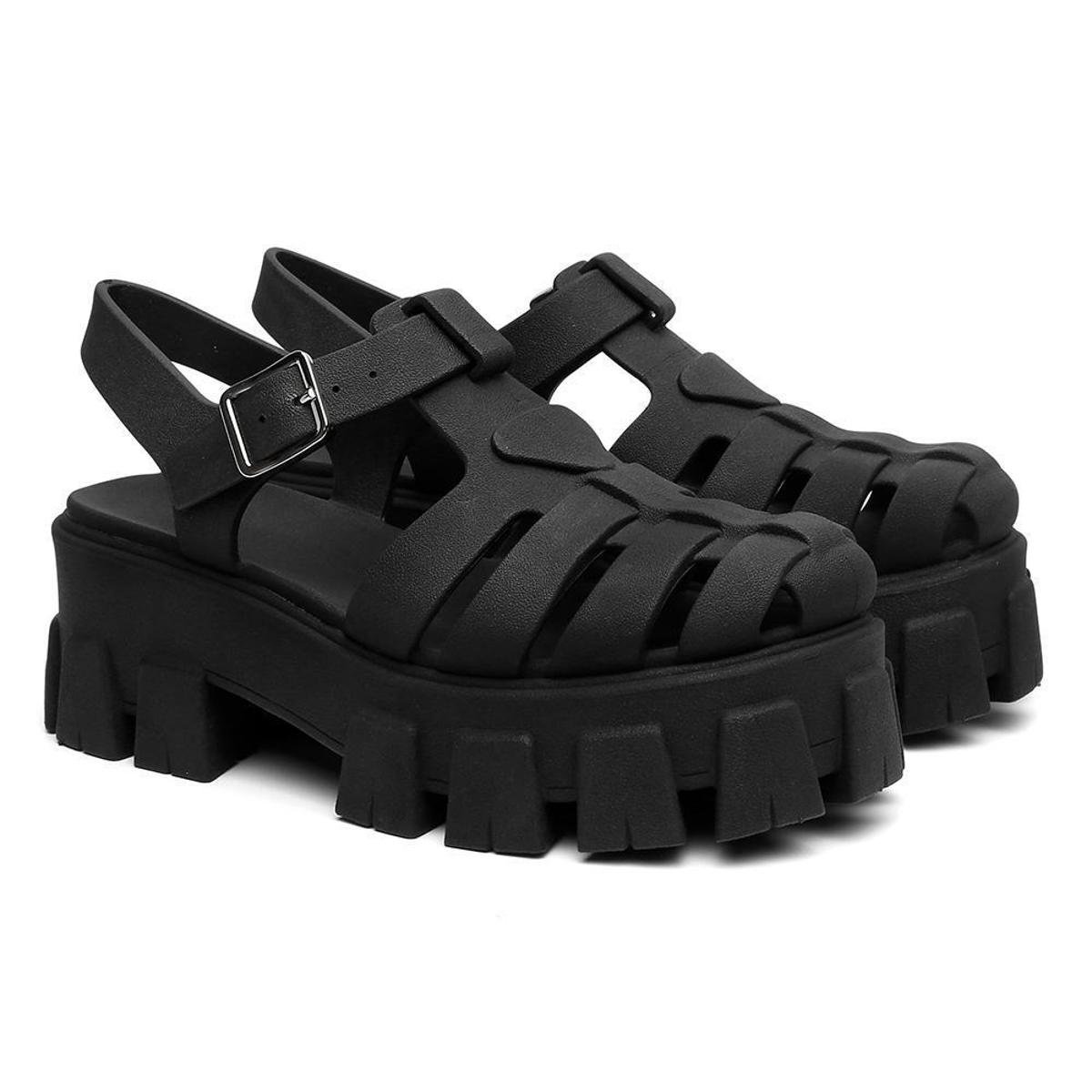 Sandália Feminina Tratorada Confortável Fisherman Aranha Menor preço em Sandália Feminina Tratorada Confortável Fisherman Aranha