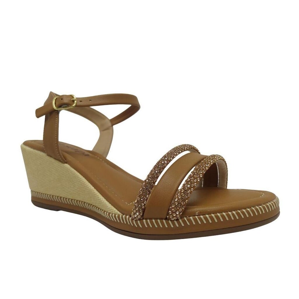 Sandália Feminina Via Scarpa Anabela