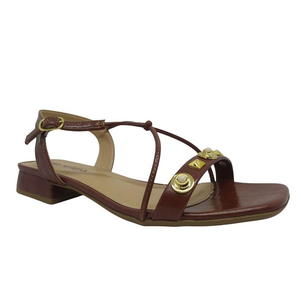 Sandália Feminina Via Scarpa Saltinho