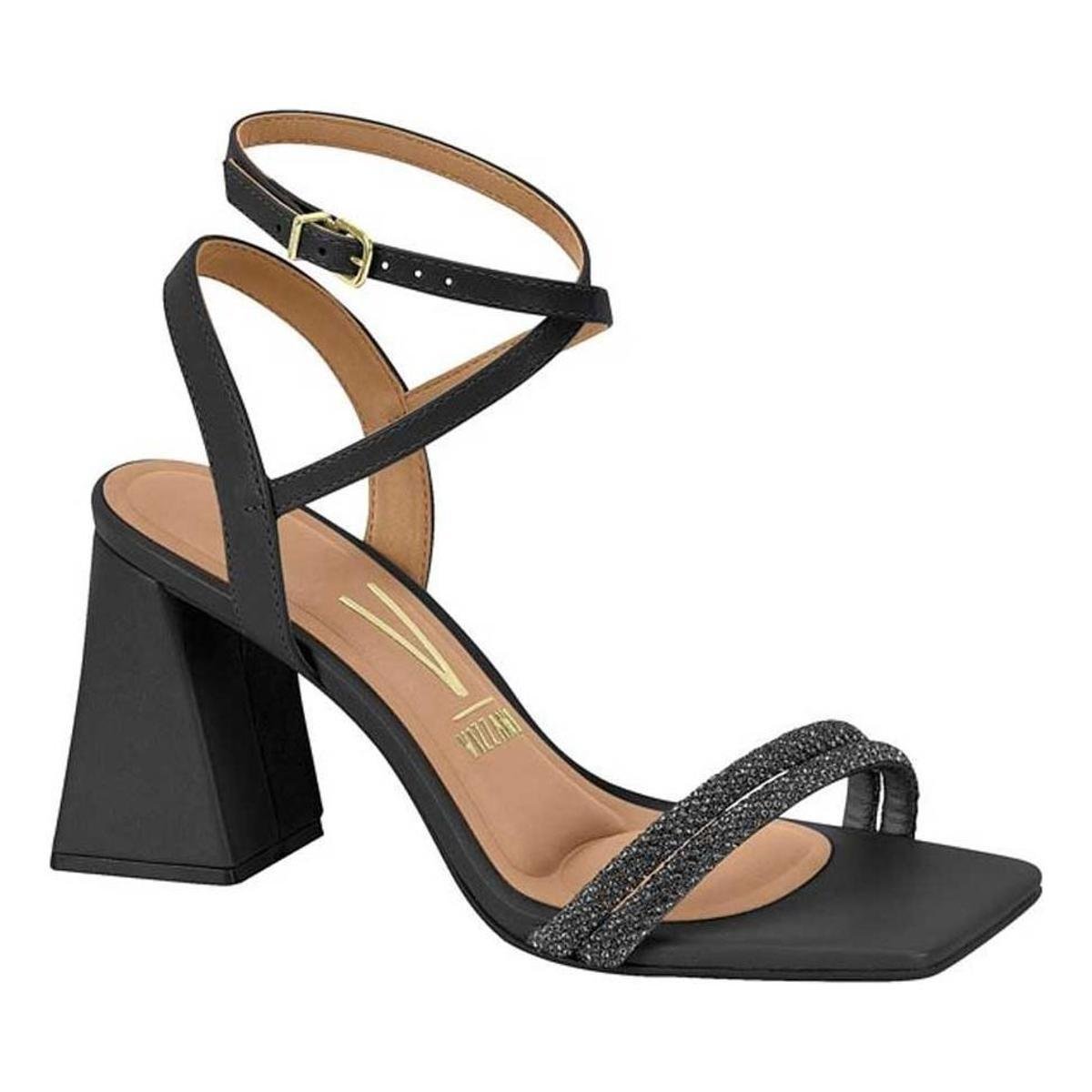 Sandalia La Femme Salto Cristal Compre Online Zattini