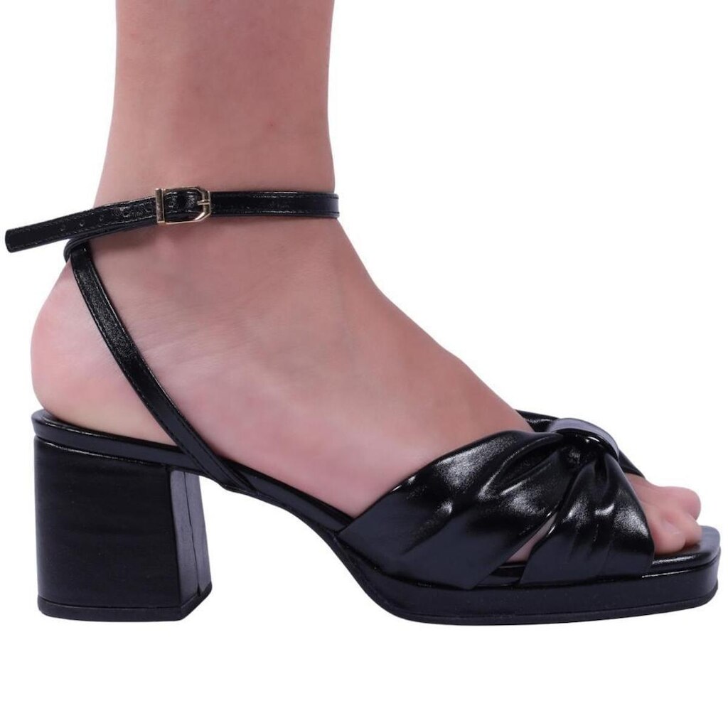 Sandália Feminina Zariff 5309.12014 Preto Brilho