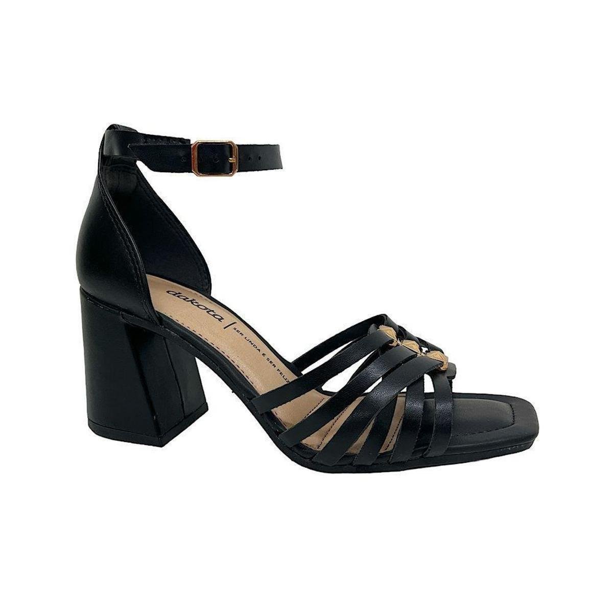 Sandalia Feminino Dakota Calcanhar Fechado Social Y6412 Zattini