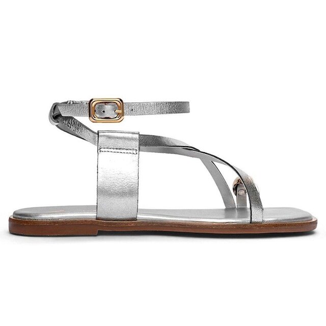 Sandalia Flat Carrano Iconic Couro 777038 ORIGINAL