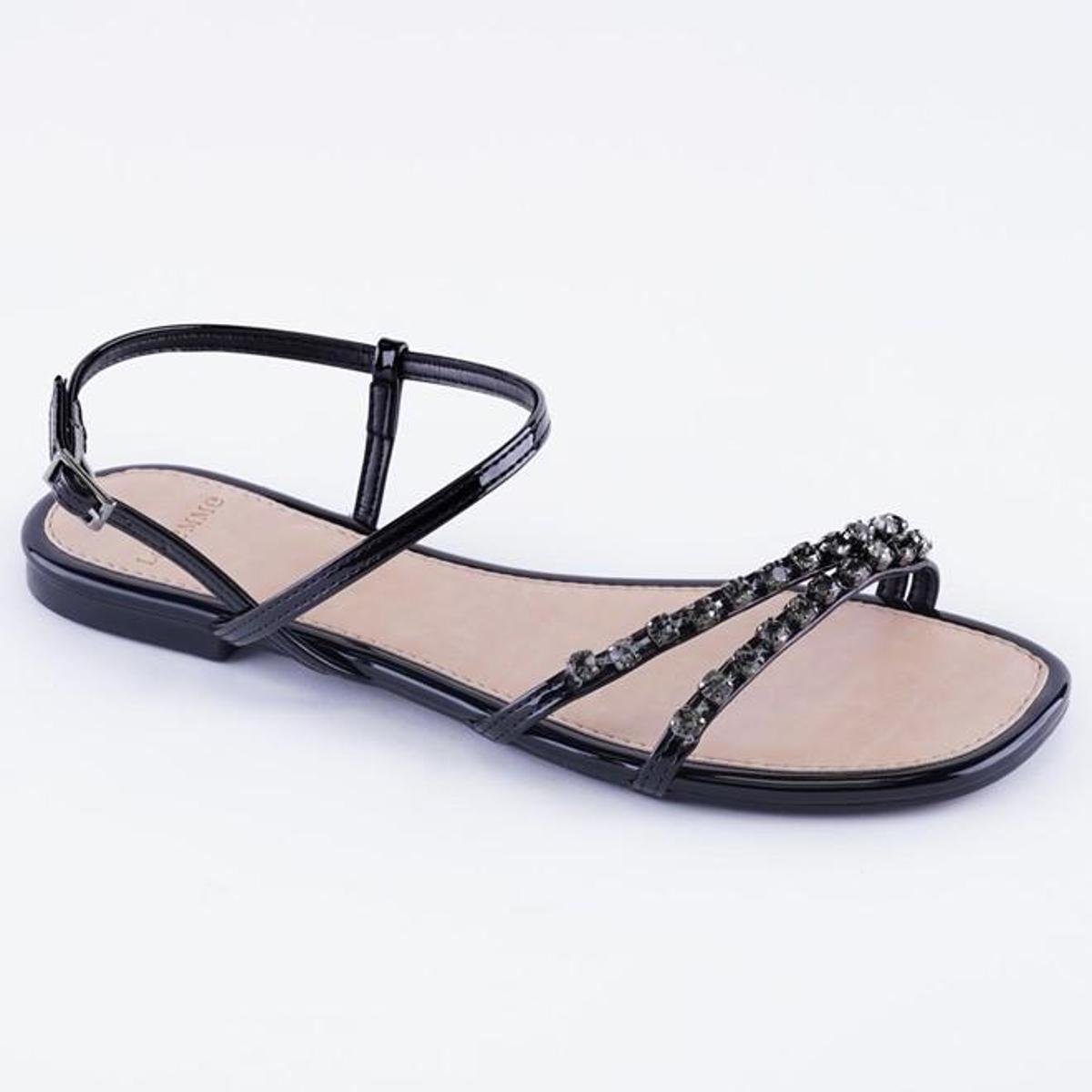 Sandálias La Femme Preto - Compre Já | Zattini