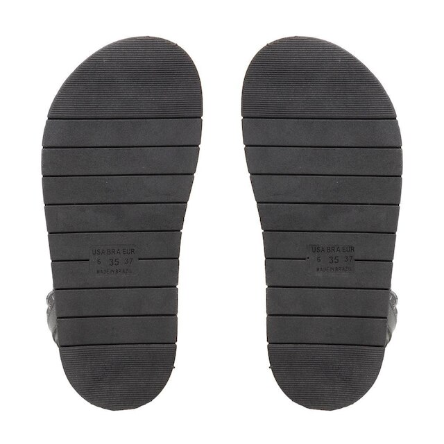 Sandalia Flatform Feminina Papete Sola Alta Com Fivela St555