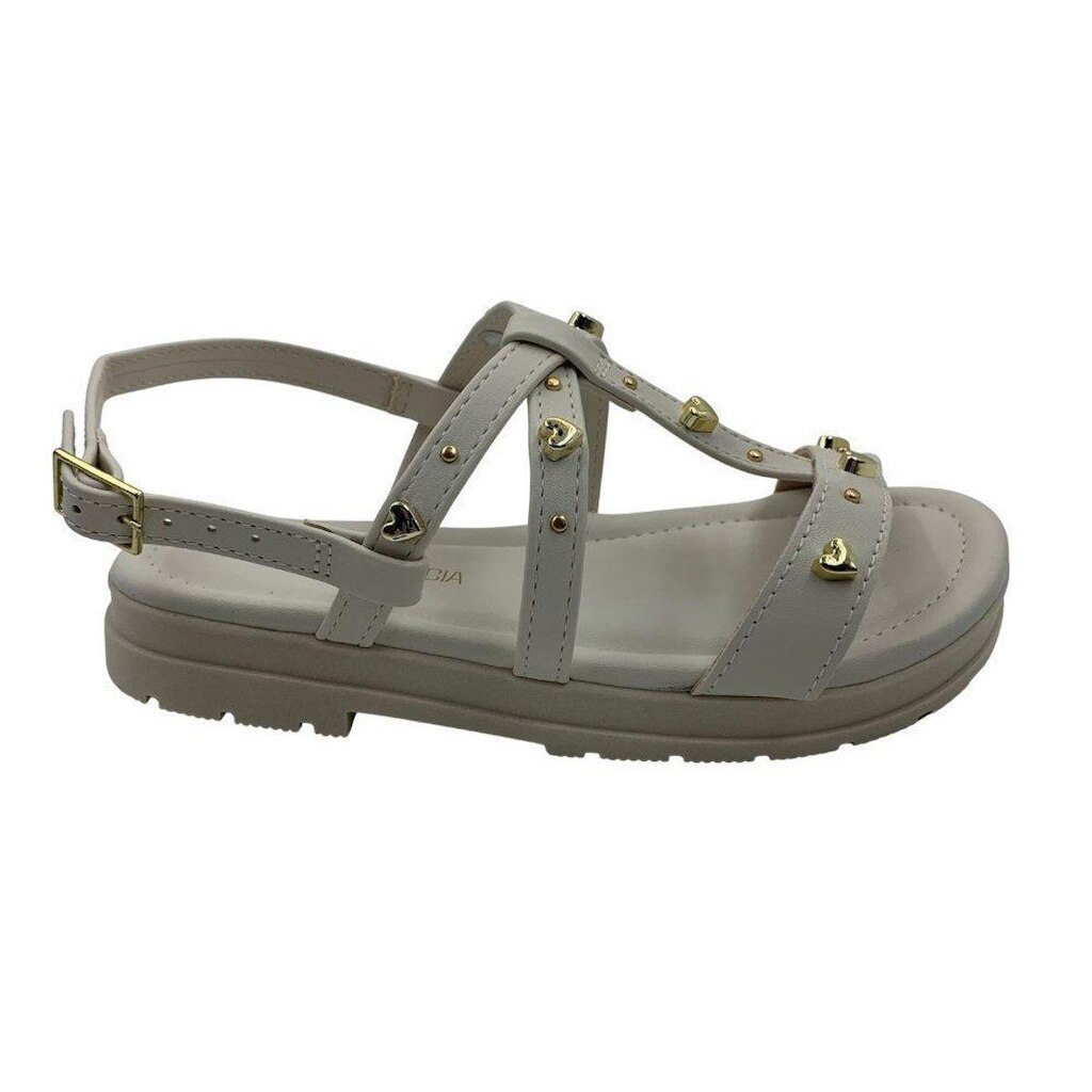 Sandália Flatform Menina Mini Sua Cia Off White 52294 - Off 32