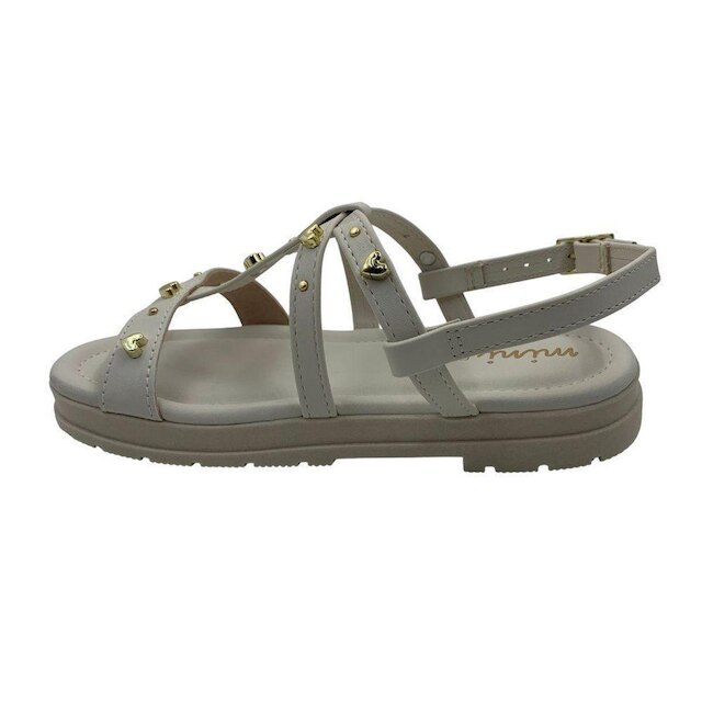 Sandália Flatform Menina Mini Sua Cia Off White 52294 - Off 32