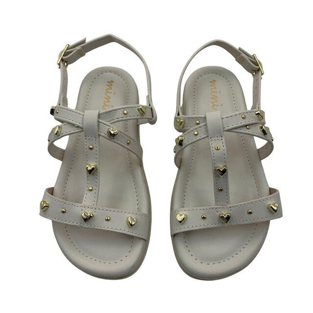 Sandália Flatform Menina Mini Sua Cia Off White 52294 - Off 32