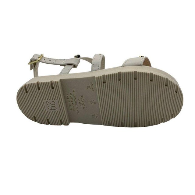Sandália Flatform Menina Mini Sua Cia Off White 52294 - Off 32