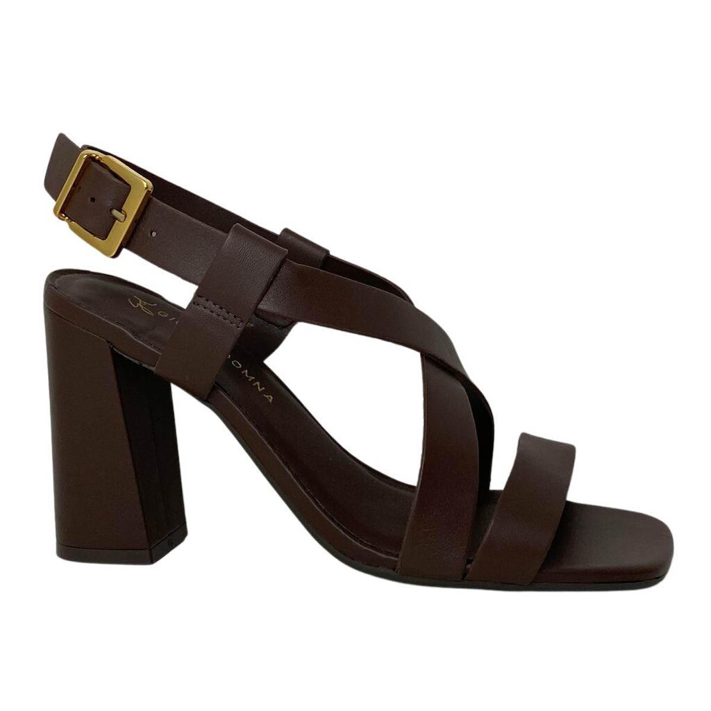 Sandália Giulia Domna Feminina 696009 Marrom