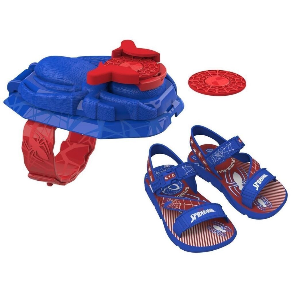 Sandalia Grendene Kids 22765 Homem Aranha Lancador