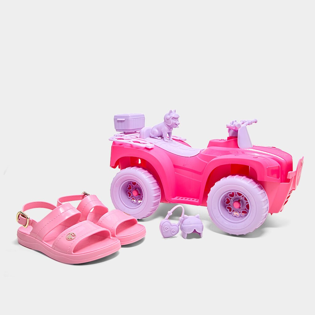 Sandália Grendene Kids Barbie Fashion Trip Menina
