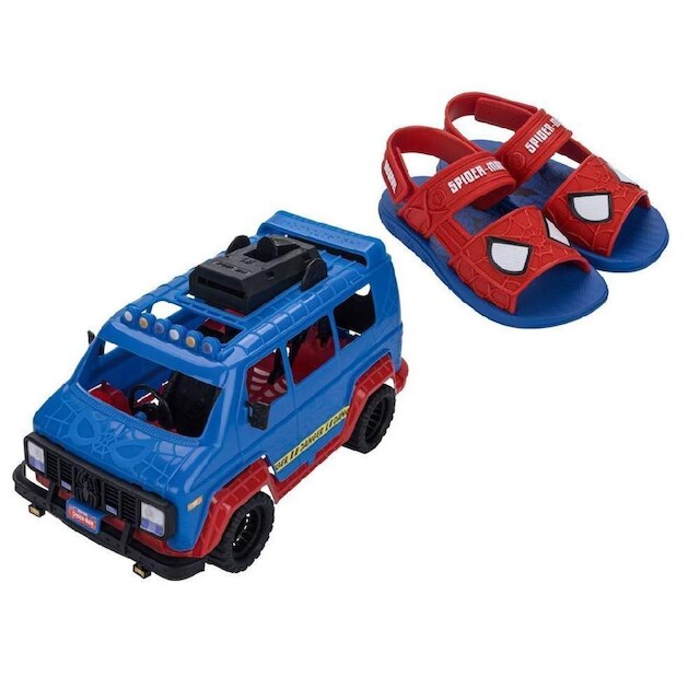 SANDALIA GRENDENE KIDS HOMEM ARANHA FURGAO REF 23222