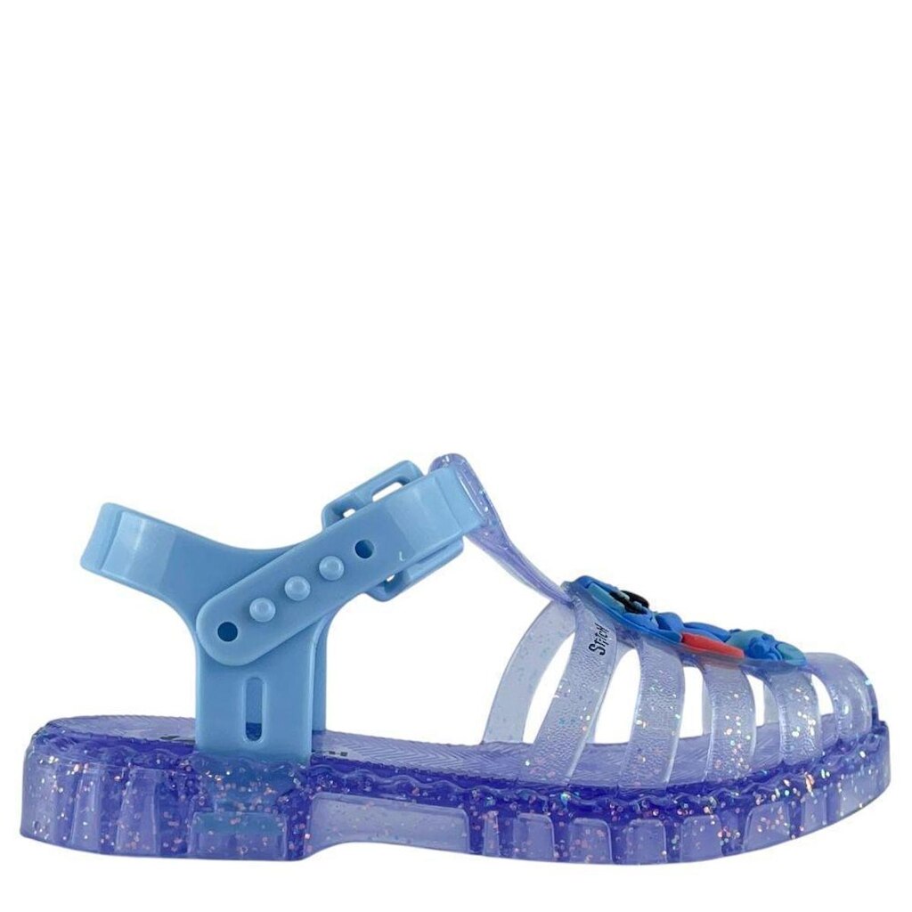 Sandália Grendene Kids Menina Azul Rosa Personagem Stitch 23322