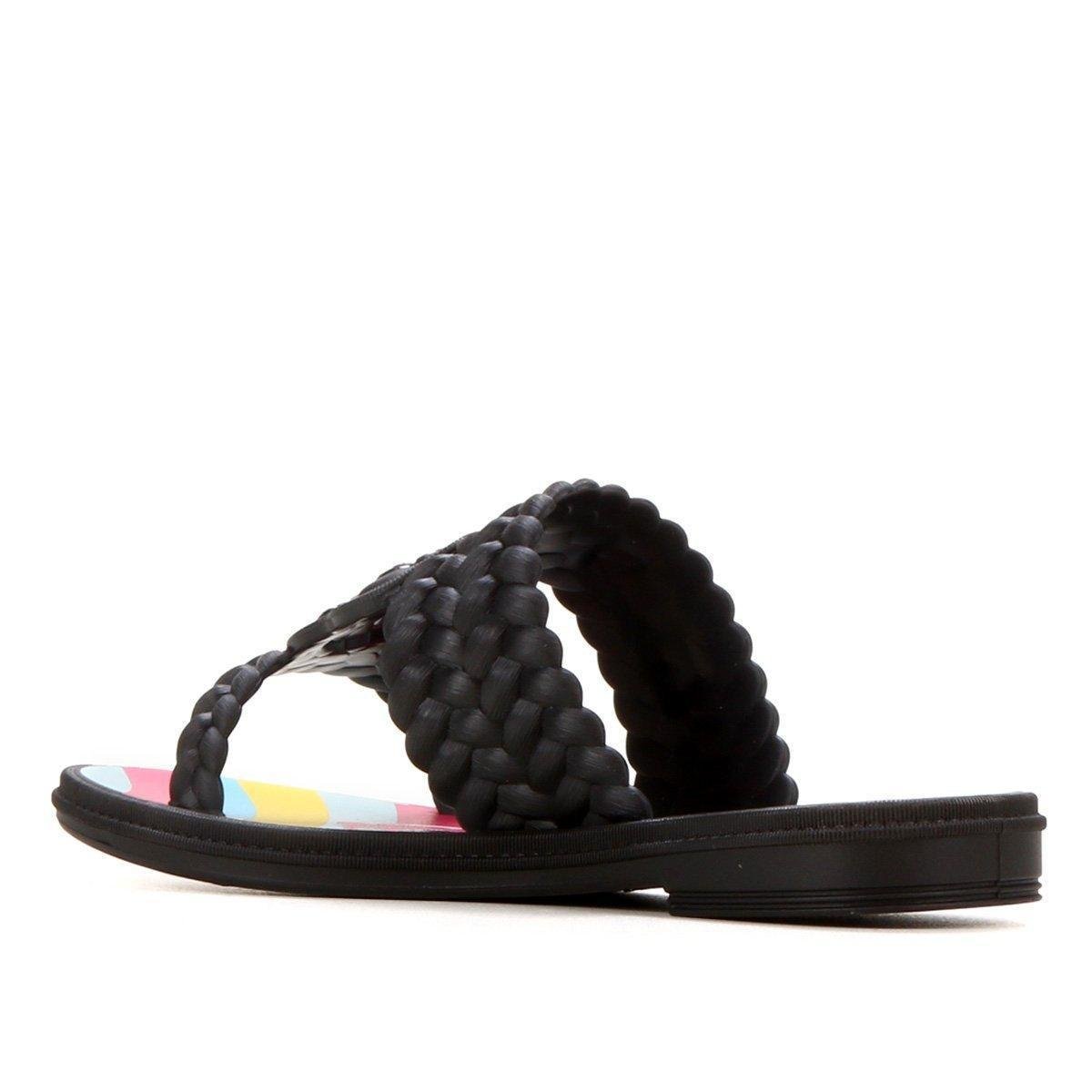 SANDÁLIA GRENDENE MINNIE GELADEIRA 22491 - Preto | Zattini