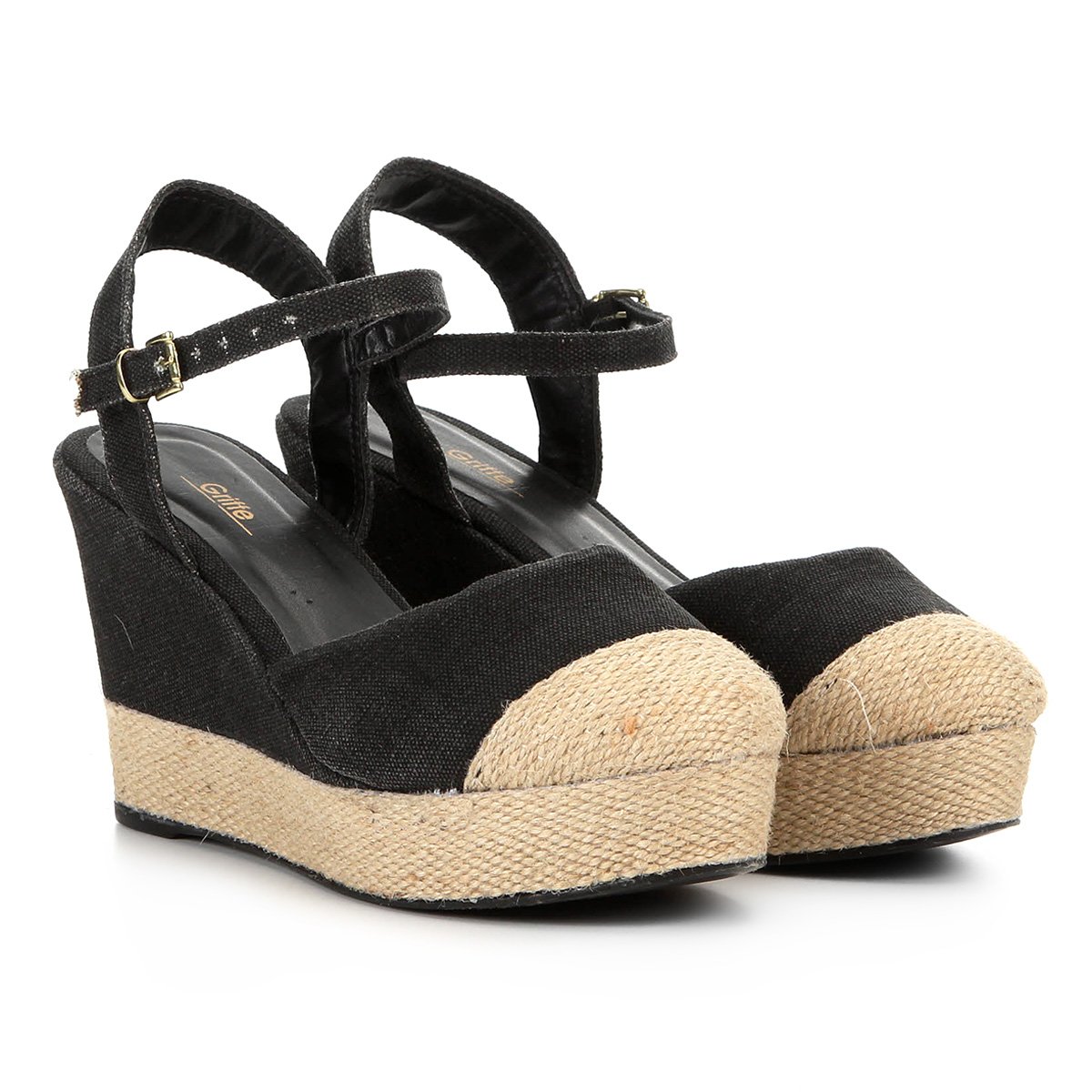 Sandália Griffe Espadrille Feminina - Preto é boa?
