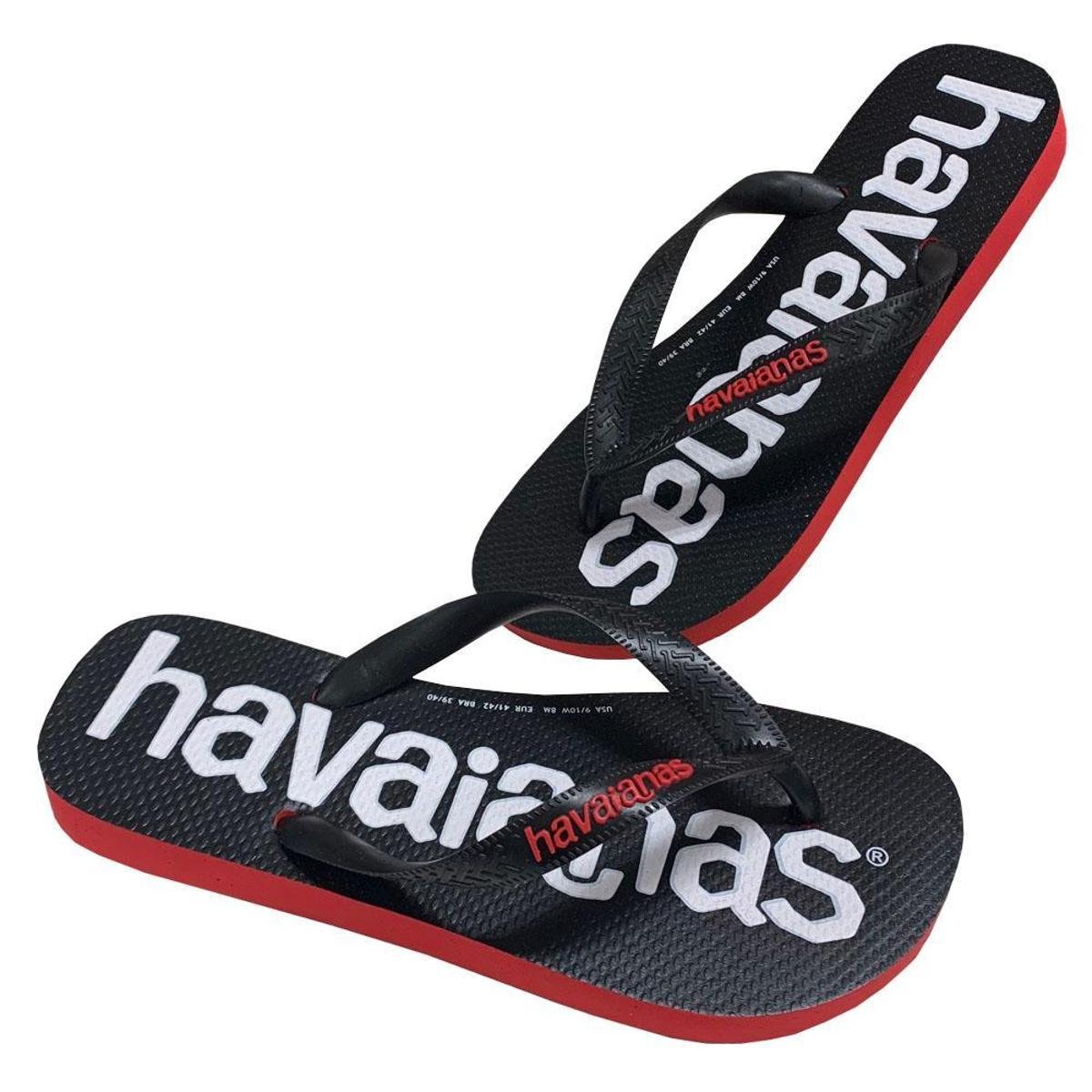Sandália Havaianas Logomania 2 Chinelo Masculino Com Caixa - Preto Menor preço em Sandália Havaianas Logomania 2 Chinelo Masculino Com Caixa - Preto