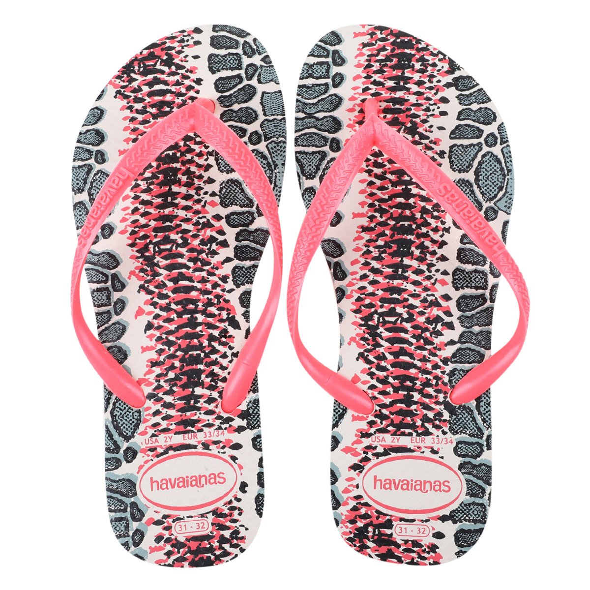 Sandália Havaianas Slim Animals Feminina - Bege+Coral é ruim? Sandália Havaianas Slim Animals Feminina - Bege+Coral é boa?