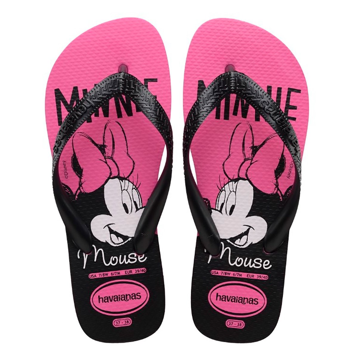 Sandália Havaianas Top Disney Minnie Feminina - Rosa Bebê Menor preço em Sandália Havaianas Top Disney Minnie Feminina - Rosa Bebê