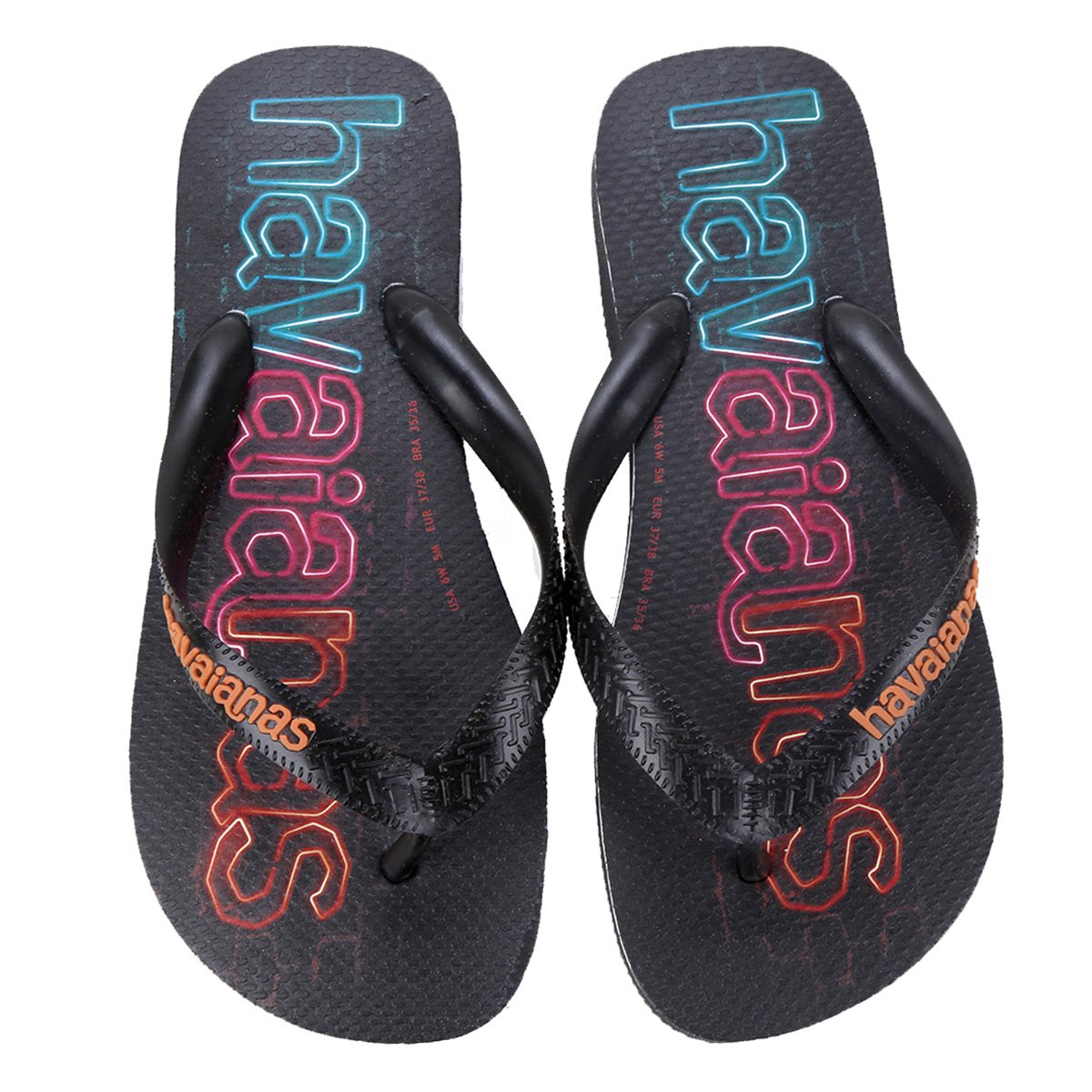 Sandália Havaianas Top Logomania Print - Grafite Menor preço em Sandália Havaianas Top Logomania Print - Grafite