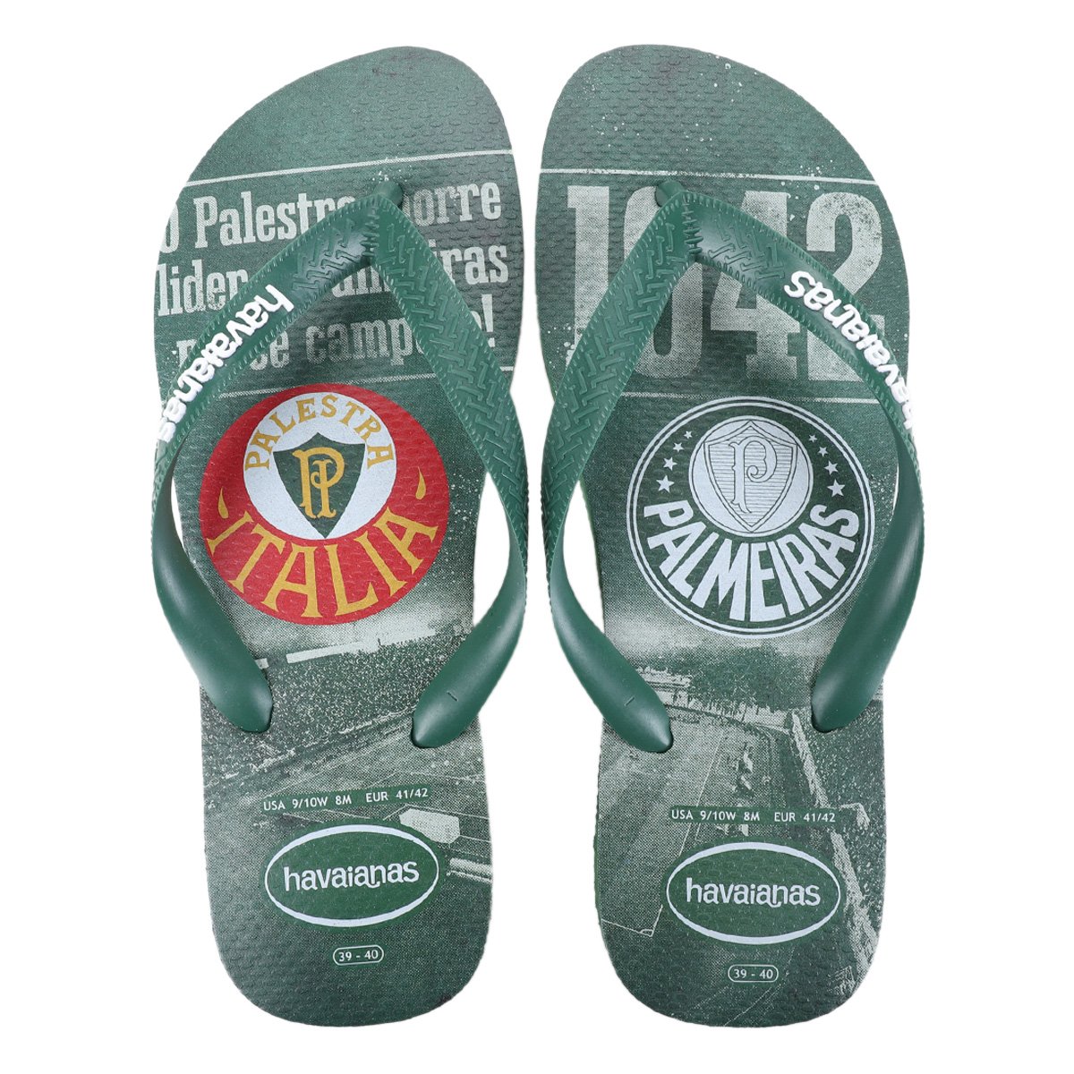 Sandália Havaianas Top Times Palmeiras Masculina - Verde Menor preço em Sandália Havaianas Top Times Palmeiras Masculina - Verde