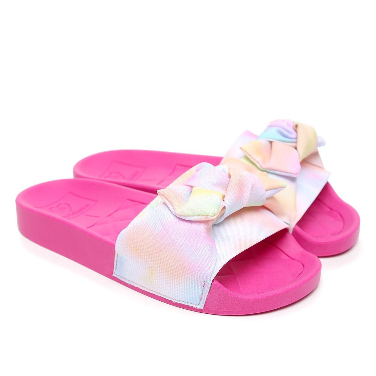 Sandália Infanil Molekinha Tie Dye Laço Feminina - Pink | Zattini