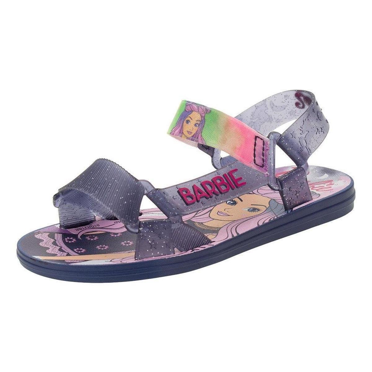 Sandália Infantil Barbie Tie Dye Grendene Kids - 22504 - Azul | Zattini
