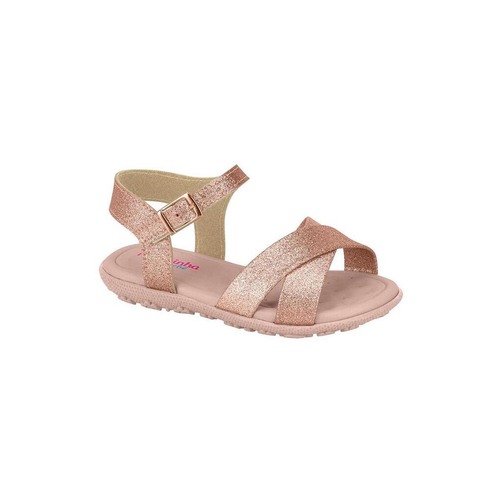 Sandália Infantil Bebê Com Glitter Molekinha 2121.101 - ROSA - 23
