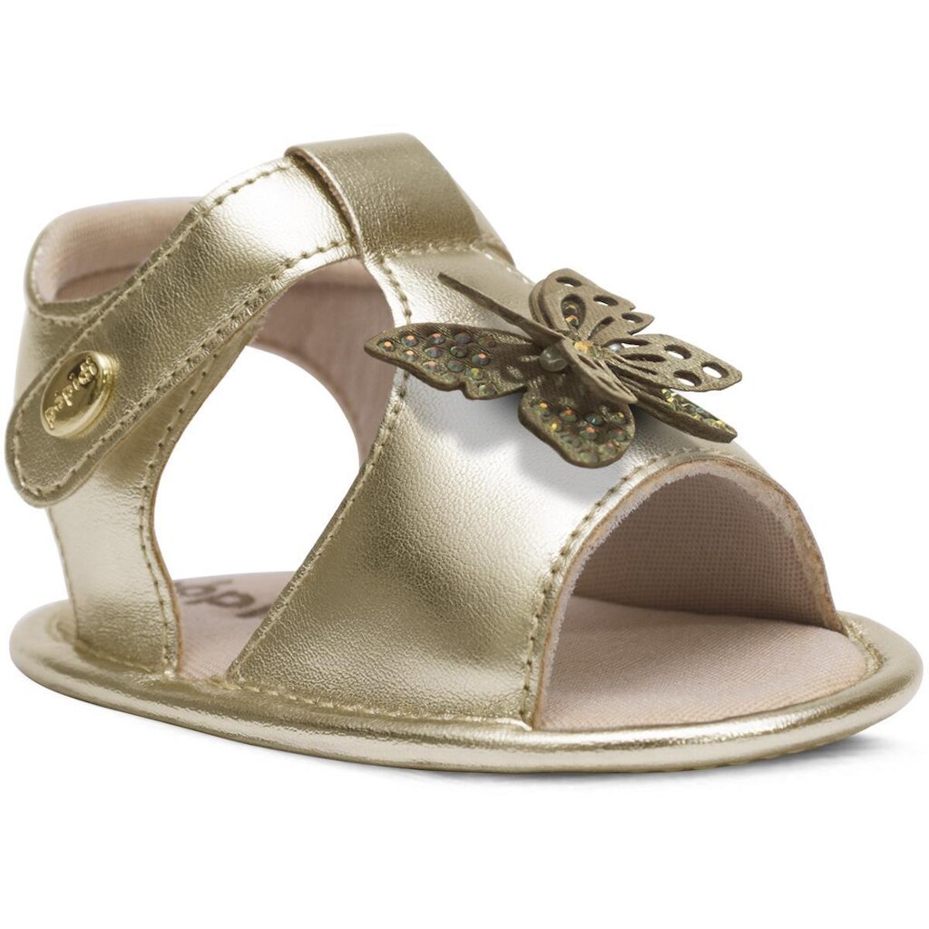 Sandalia Infantil Bebe Feminina Nº 13 Ao 18 Borboleta 01.37