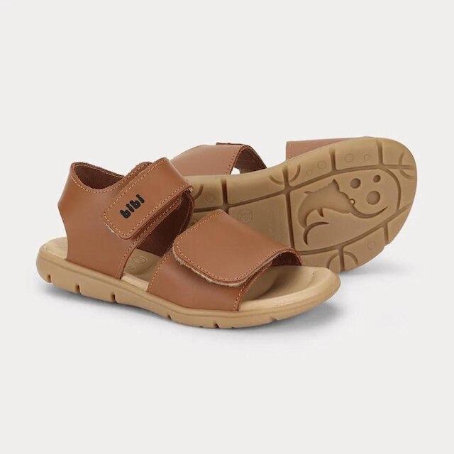 Sandália Infantil Bibi Basic Sandals 2.0 BS2-02 Papete Couro